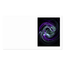Light Within - Violet & Indigo Swirls Business Card