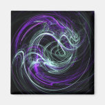 Light Within - Violet & Indigo Swirls Magnet
