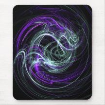 Light Within - Violet & Indigo Swirls Mousepad