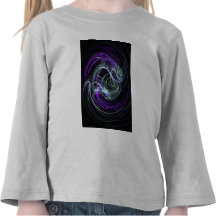 Light Within - Violet & Indigo Swirls T-shirts