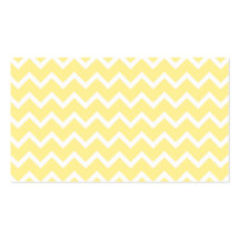 Light Yellow and White Zigzags. Business Card Template