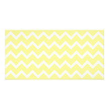 Light Yellow and White Zigzags. Photo Greeting Card