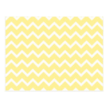 Light Yellow and White Zigzags. Post Card