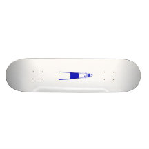 lighthouse blue white.png skate board