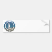 Lighthouse Design Bumper Sticker
