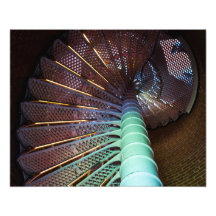 Lighthouse staircse photo print