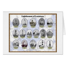 Lighthouses of Louisiana Greeting Card