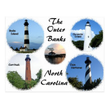 Lighthouses of the Outer Banks Post Card