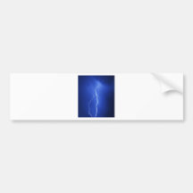 lighting - stormy night bumper sticker