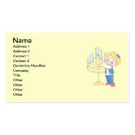 Lighting The Menorah Business Cards