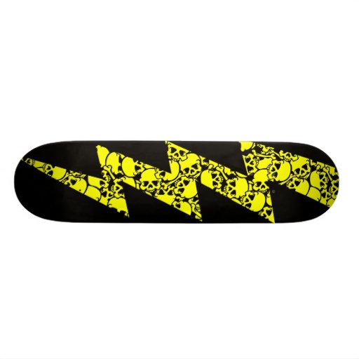 lightning bolt skulls skate boards