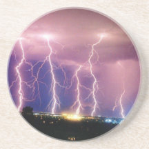 Lightning Drink Coasters