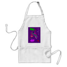 Lightning Night Whisper Leaves Candle Fairy Tail Apron