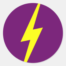 lightning round sticker