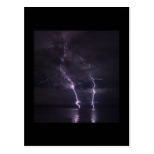 Lightning Storm Postcard