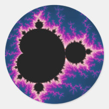 Lightningbrot - Fractal Round Sticker