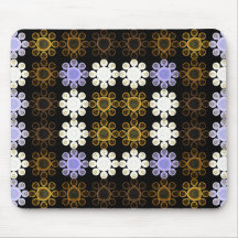 Lights Grid Mouse Pad