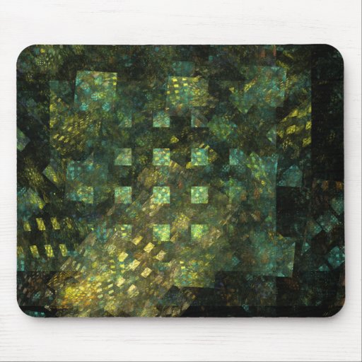 Lights in the City Abstract Art Mousepad