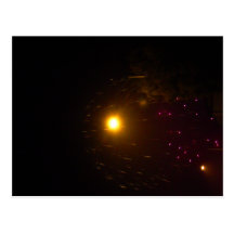 Lights In The Sky Postcard