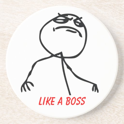 Like a Boss Beverage Coaster