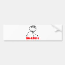 Like a Boss Bumper Sticker