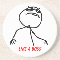 Like a Boss Beverage Coaster