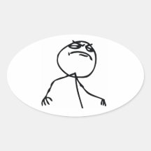 Like a Boss Oval Stickers