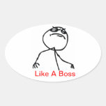 Like a Boss Stickers