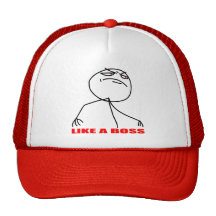 like a boss trucker hats