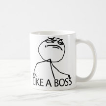 Like a Boss yeah rage comic meme Mugs
