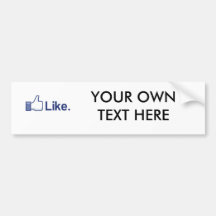 Like- Bumper Sticker