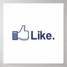 Like Bumpersticker Poster