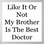 Like It Or Not My Brother Is The Best Doctor Posters