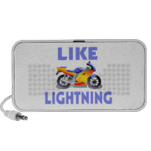 Like Lightining Street Bike iPhone Speaker