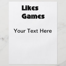 Likes Games Flyer