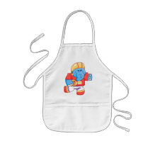 Lil Blue Elephant Football Aprons