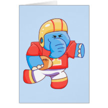 Lil Blue Elephant Football Cards