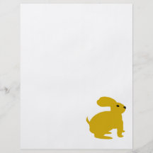 Lil Brown Bunny Rabbit Flyer Design
