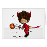 Lil' Devil Halloween Card