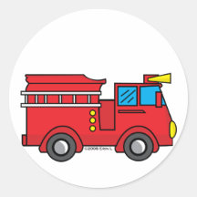 Lil Fire Truck Stickers