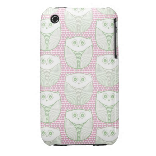 "Lil Heart Owl" iPhone 3 Case