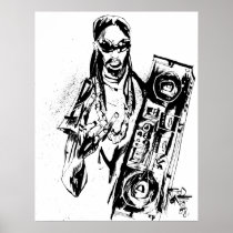 Lil Jon "Collaboration by Jim Mahfood and Lil Jon" posters