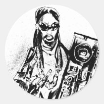 Lil Jon "Collaboration by Jim Mahfood and Lil Jon" stickers
