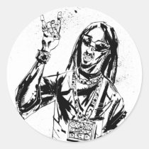 Lil Jon "Collaboration by Jim Mahfood and Lil Jon" stickers