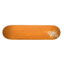 Lil Jon "Crunk Ain't Dead" Orange Custom Skateboard