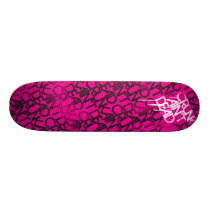 Lil Jon "Crunk Ain't Dead" Pink Black skateboards