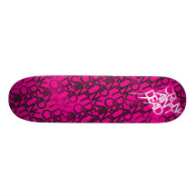Lil Jon "Crunk Ain't Dead" Pink Black Skate Decks