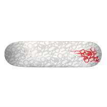 Lil Jon "Crunk Ain't Dead" White Red skateboards