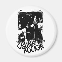 Lil Jon "Crunk Rocker Safety Pin Black" magnets