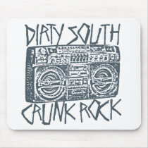 Lil Jon "Dirty South Boombox Grey" mousepads